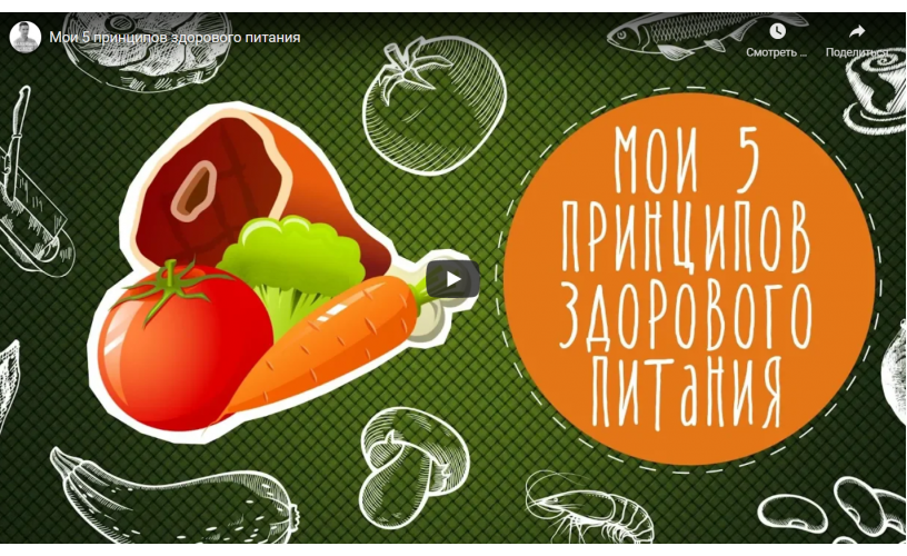 5 принципів здорового харчування